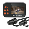 DV188 1080P 2.7 pouces FHD caméra de sport daction vidéo DVR double objectif 130 ° vélo moto voiture plat cam étanc