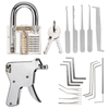 Déverrouillage des trousses doutils de verrouillage de la pratique du serrurier extracteur de clé