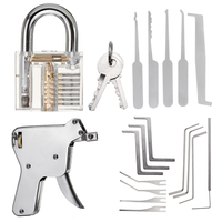 Déverrouillage des trousses doutils de verrouillage de la pratique du serrurier extracteur de clé