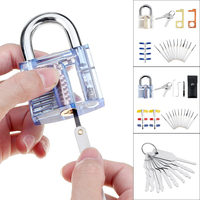 Déverrouillage des trousses doutils de verrouillage de la pratique du serrurier,  extracteur de clé,  cadenas