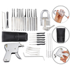 Déverrouillage Lock Pick Set avec deux transparents formation pratique cadenas outil de déverrouillage de verrouillage p