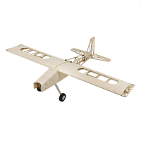 DW Dancing Wings Hobby T12 Balsawood 1200mm Wingspan Light Wood Electronic RC avion KIT / PNP