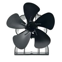 DY565J Energy SavingFireplace Fan 5 Blade Fireplace Quiet SafeHeat Powered Stove Fan Log Wood Burner Eco Friendly Fan