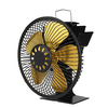 DY605 5 feuilles 5 couleurs grand volume dair chauffage poêle cheminée ventilateur vent chaud avec couvercle