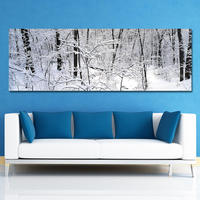 DYC 10494 Single Spray Peintures À Lhuile Photographie Forêt Scène De Neige Peinture Mur Art Pour La Maison Décorat