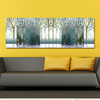 DYC 10665 peinture à lhuile de jet unique forêt silhouette paysage pour la décoration de la maison peintures murale