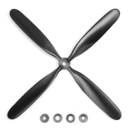 Dynam 10.5*8*4 10.5 pouces 4 pales hélice 8mm trou CW pour avion RC