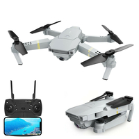Eachine E58 PRO WIFI FPV avec 120 ° FOV 1080P HD Angle de réglage de la caméra Mode de maintien élevé Drone RC pliable Q