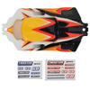 Eachine EC30 EC30B Coque de voiture RC jaune avec pièces de voiture RC Stick M21040