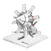 Eachine ET3 STEM Hot Air Four Cylinder Stirling Engine External Combustion Engine Model Is Suitable for Science Experime