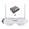 Eachine EV100 720*540 5.8G 72CH FPV Lunettes Blanches avec Mini DVR 7.4V 1000mAh Batterie