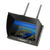 Eachine LCD5802D 5802 5.8G 40CH 7 pouces moniteur FPV avec DVR intégré Batterie pour RC Drone avion longue portée