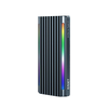 Eaget SE660 M.2 SSD Enclosure NVME/SATA Dual Protocol Type-C to USB3.2 External Case 10Gbps RGB Light Aluminum Alloy Sup