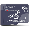 EAGET T5 TF Card for UAV 64G/128G Micro SD TF CardU3 V30 Class10 160MB/s High Speed 4K UHD for Vlogging Video Recordin