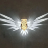 Eagle Owl Animal Projector Wall Lamp 3D Print Sconce Light Plastic Material Battery Operated Home Decor for Halloween Xm