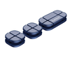 EARLDOM Silicone câble pince support de prise USB câble Clip organisateur gestion des câbles bureau souris fil stockage