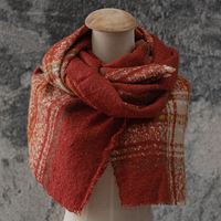 Echarpe Femme Col Châle Boutonné
