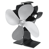 Eco de circulation alimenté par chaleur de feu de foyer de chauffage de bois de ventilateur de fourneau de 4 lames