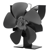 Ecofan de cheminée à économie dénergie alimenté par la chaleur de ventilateur de poêle à 5 feuilles