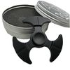 ECUBEE 3 Lames Hache EDC Fidget Spinner Main Gadget Tri Spinner Finger Focus Réduire Le Stress Gadget