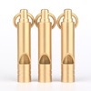 EDC Copper Keychain Whistle Camping Survival Outil d