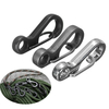 EDC Tool Alliage Mousqueton Camp Snap Clip Crochet Porte-clés Porte-clés Randonnée Escalade Outil