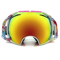 Eddie Fox Lunettes de ski Double lentille permanente anti-Gog Lunettes de neige pour moto