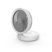 Edon E808 Ventilateur de circulation dair suspendu sans fil Ventilateur électrique pliant rechargeable USB de Eco-s