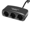 EF31 voiture allume-cigare 3 prises répartiteur avec adaptateur de chargeur à interface USB pour iphone ipad