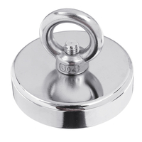 Effetool 160KG D67mm Aimant de récupération de néodyme avec corde de 10 m pour la pêche au métal détectant la chasse au