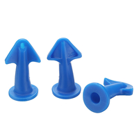 Effetool 3 pièces buse de mastic en silicone Plus ensemble de grattoirs buse de truelle Plus outils de calfeutrage en Si