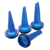 Effetool 4 pièces pistolet à colle pointe de buse tête plate avec tablier pour pistolet à colle pneumatique Soft pistole