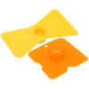 Effetool grattoirs multifonctions colle de verre Agent de couture grattoir en Silicone outil de calfeutrage joint scella
