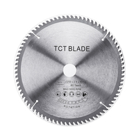 Effetool Lame de scie circulaire multifonctionnelle en alliage dur TCT 250x2.8x30x80T TCT Lame de bois Aluminium