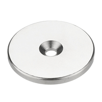 Effetool N50 50x5mm Aimants Anneau Fraisé D50X5mm Trou 10mm Aimant Néodyme Terre Rare