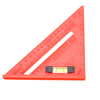 Effetool Règle carrée de chevron en plastique de 7 pouces,  règle de triangle de 45 degrés pour le travail du bois
