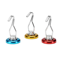 Effetool Rouge/Jaune/Bleu 36mm 50KG Aimant Néodyme 360° Swing Rotatif Crochet Aimant