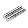 Effetool 10 pcs N50 10x10mm Aimants Rares Terre NdFeB Néodyme Aimants