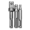 Effetool 1/4 3/8 1/2 pouce SDS Adaptateur de prise de douille Adaptateur dextension dadaptateur de foret