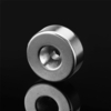 Effetool 25mmx10mm 5mm trou rond aimant anneau terre rare aimant néodyme