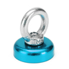 Effetool 25x30mm 22KG Neodymium Récupération Aimant Rouge / Jaune / Bleu Eyebolt Crochet Aimant Métal Détecteur