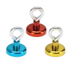 Effetool 32mm 34 kg aimant de récupération au néodyme aimant de crochet de griffe de métal Rew / jaune / bleu