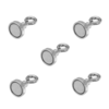 Effetool 5 pcs 16mmx30mm 5 kg Neodymium Récupération Aimant Détecteur de Métal Griffe Crochet Aimant