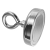 Effetool 60mmx66mm 113kg Aimant de récupération de néodyme Métal Détecteur Griffe Crochet Aimant