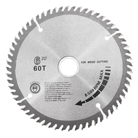 Effetool 6 pouces 60 lames de scie circulaire lame de coupe pour le travail du bois