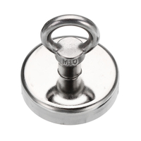 Effetool 75x80mm 165 kg Neodymium Récupération Aimant Détecteur de Métal Eyebolt Anneau Circulaire Aimant