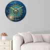 Eid Al Fitr Sourdine Balayage Pendaison Ronde Horloge Murale Décor Home Room Décorer