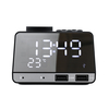 EIV Radio-Réveil Double USB Chaging Port Bluetooth Réveil Affichage Numérique Miroir Réveil
