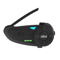 EJEAS Quick20 1200M casque de moto interphone casque bluetooth 4.2 Radio FM Batterie indicateur interphone