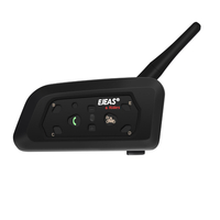 EJEAS V6 Pro 1200M 6 cavaliers casque de moto casque dinterphone bluetooth Interphone musique GPS étanche